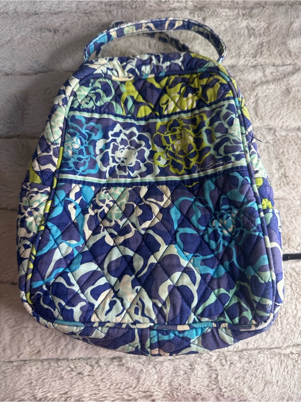Vera Bradley Lunch Bunch Bag in retired Pattern Katarina Blues